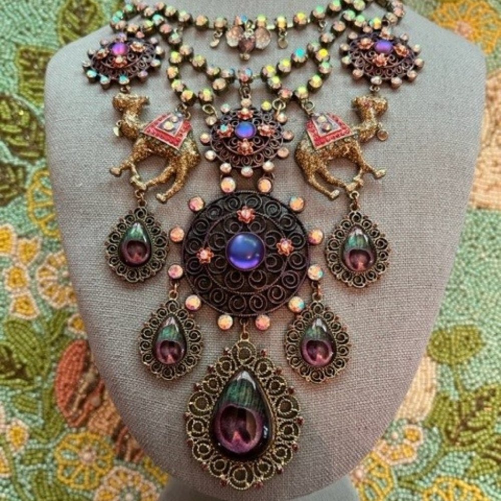 Vintage Betsey Johnson Necklace, Bracelet, Earrings